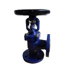 DN15 To DN400 WJ41H BSV1/2 /3 PN16/25/40 DIN Bellows Seal 90 Degree Angle Globe Valve For Marine Valves
