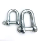 D Forged D Shackle Galvanized European Type D Shackle Forged D Shackle