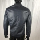 Leather Hot Sale Customizable Brand Blue Mens Waterproof Leather Jacket For Man