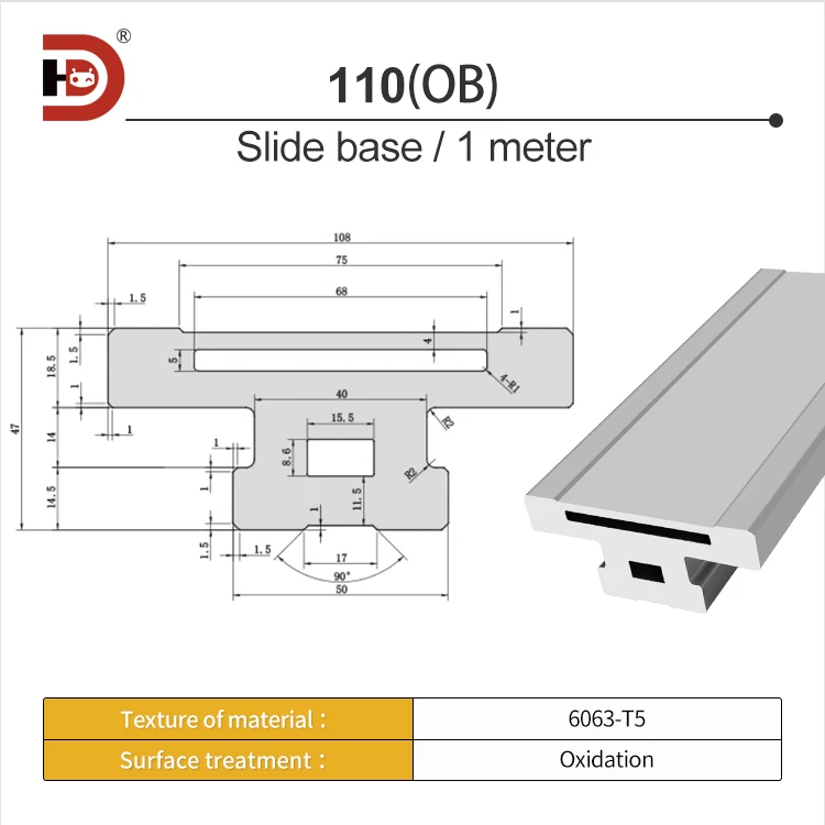110 Module Aluminum Profile Semi Enclosed Fully Enclosed Screw Linear Guide Slide Linear Synchronous Belt Gear factory