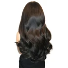 Ideal Lace Wig Frontal Wholesale Brazilian Ideal Hair Price Raw Unprocessed Human Hair Water Wave 130% Frontal Lace Wig