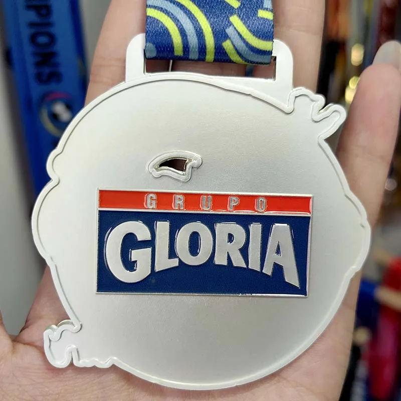 Wholesale Custom Design Your Own Blank Metal Sport Medal Zinc Alloy 3D Gold Award Marathon Running Medals factory