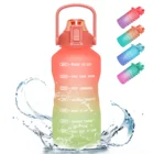 Bottle Bottle Water Keepto Custom Logo Unisex Gym Sport 2.4L Motivational Plastic Water Bottle With Time Marker