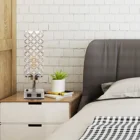 Crystal Lamp Wholesale Hotel Decorative Led Modern Rechargeable Luxury Crystal Table Lamp With Usb Port