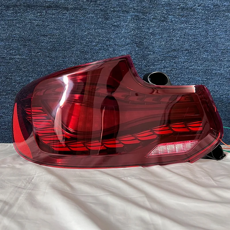 product modified double dragon scale style taillights taillight for bmw 2 series f22 f23 f87 2014 2020 tail lights rear lamp-4