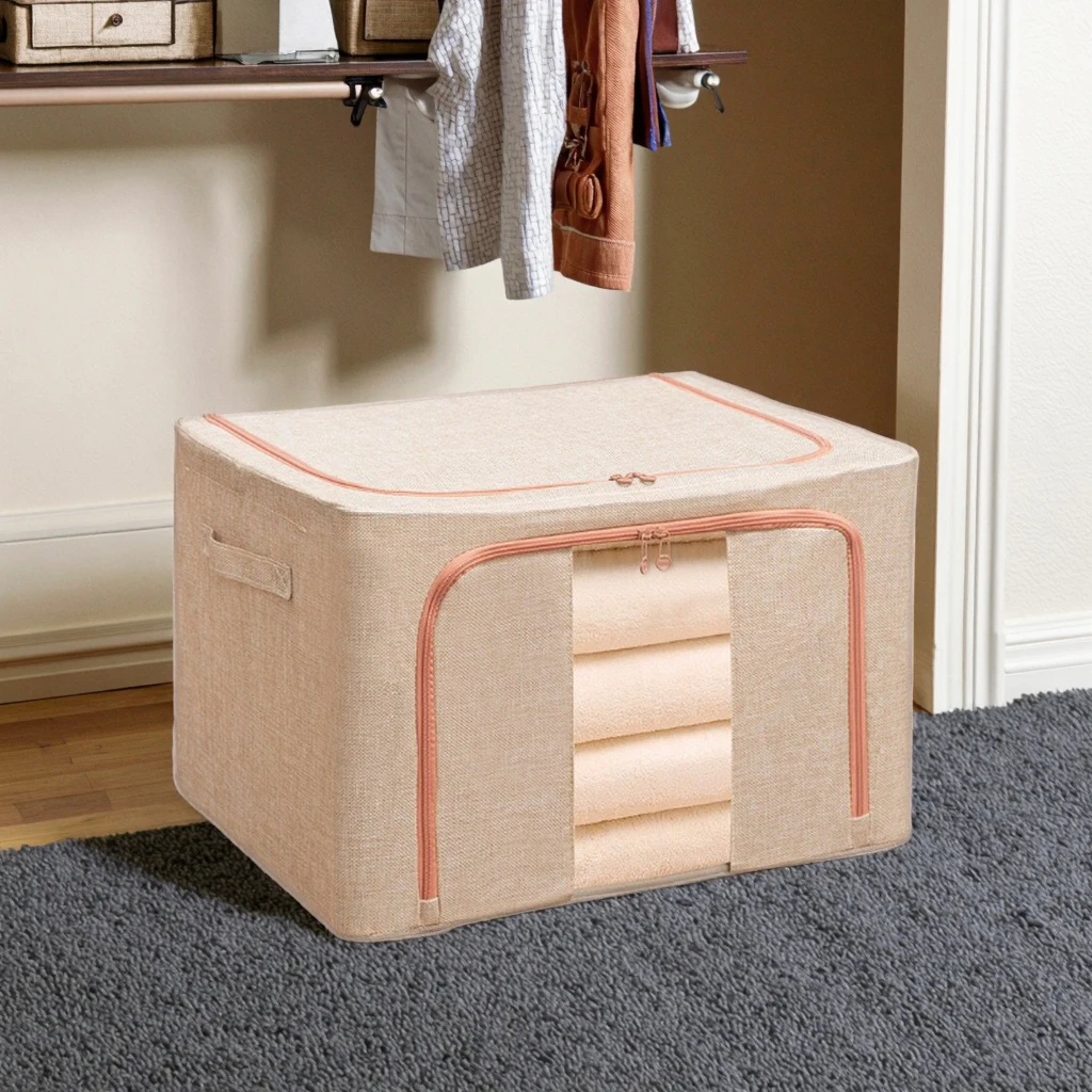 Foldable Multi-functional Space-saving Clothing Organizer Linen Storage Box for Household Wardrobe and Closet Systems factory