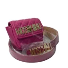 Children's Bags Set 2021 WDC Good Quality Children's Jell-colored Kids Fashion Bags And Belt Two-piece Set