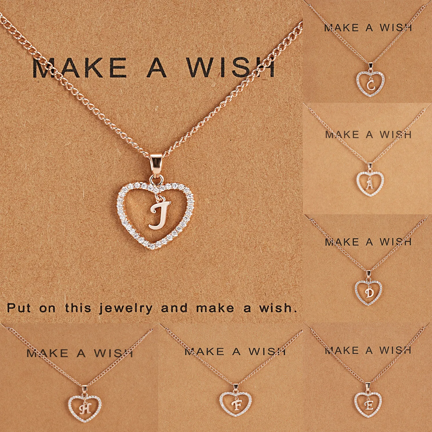 Personalised Charm Girls Gift Rose Gold 