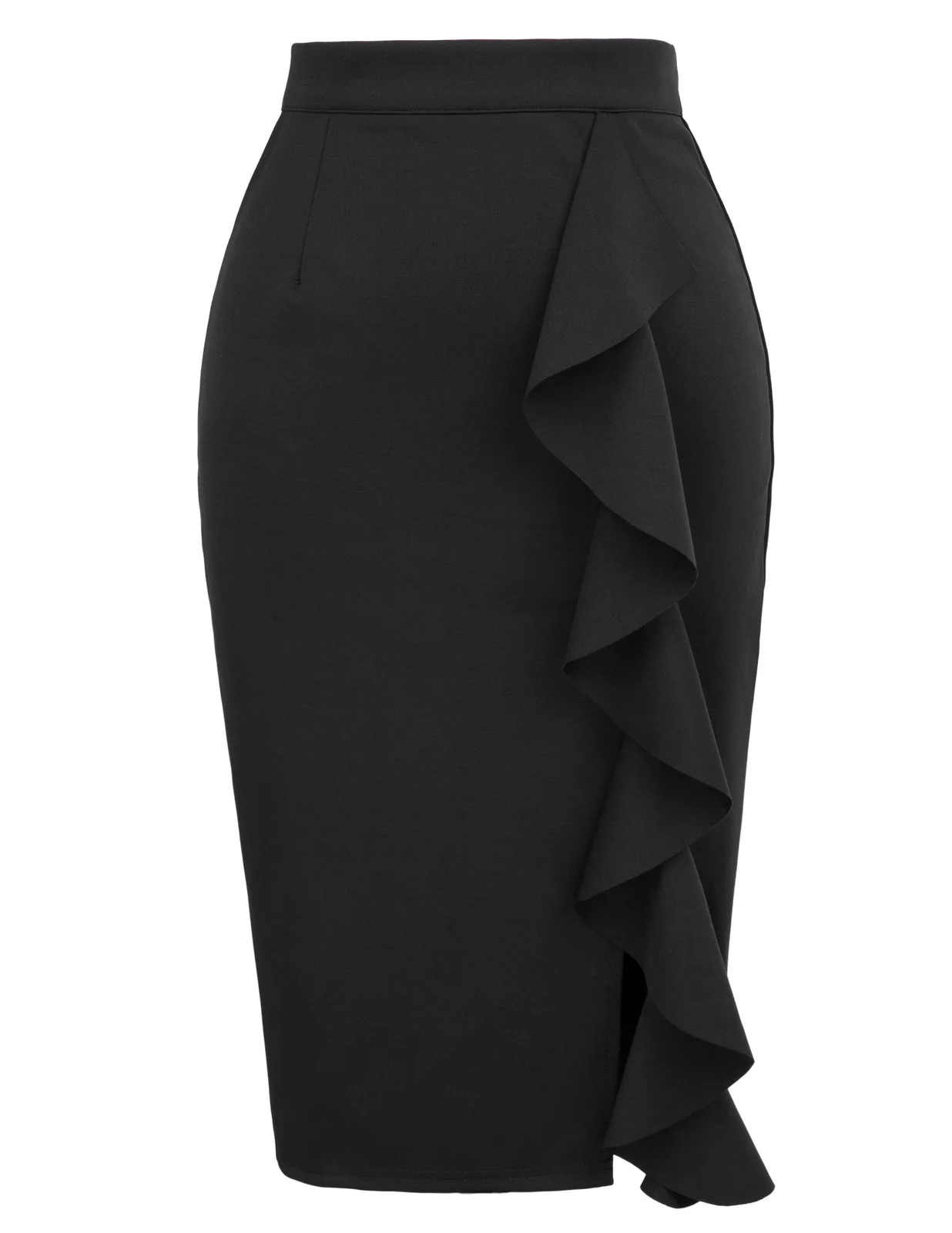Women's Office Design Formal Sexy Elegant Tight Ruffle Bodycon Knee Length  Midi Pencil Skirt - Buy Tight Ruffle Skirt,Elegant Pencil Skirt,Women's  Office Skirt Product on Alibaba.com
