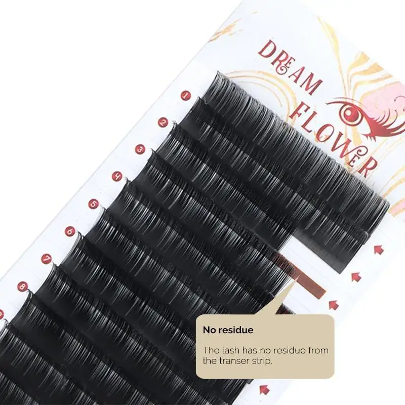 Wholesale Cashmere Individual Lash Extensions Premium Matt Dark Black