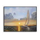 Painting Modern Art Seascape Oil Painting Interior Wall Art Sea Sailing Decorative Painting