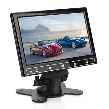 Most Popular 7\" HDMI HD Desktop LED Surveillance Camera Display Monitor USB Supports Multiple Nationalities Rearview Mirror