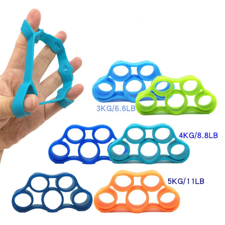 6pack Finger Stretcher Hand Exercise Grip Strength Resistance Bands Training USA 