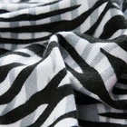 Design Scarf New Design Printed Zebra Stripes Spring Polyester Scarf For Women