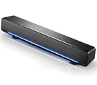 Music Laptop Hand Free LED 3.5mm Speaker USB Wired Music Desktop Speakers Sound Bar