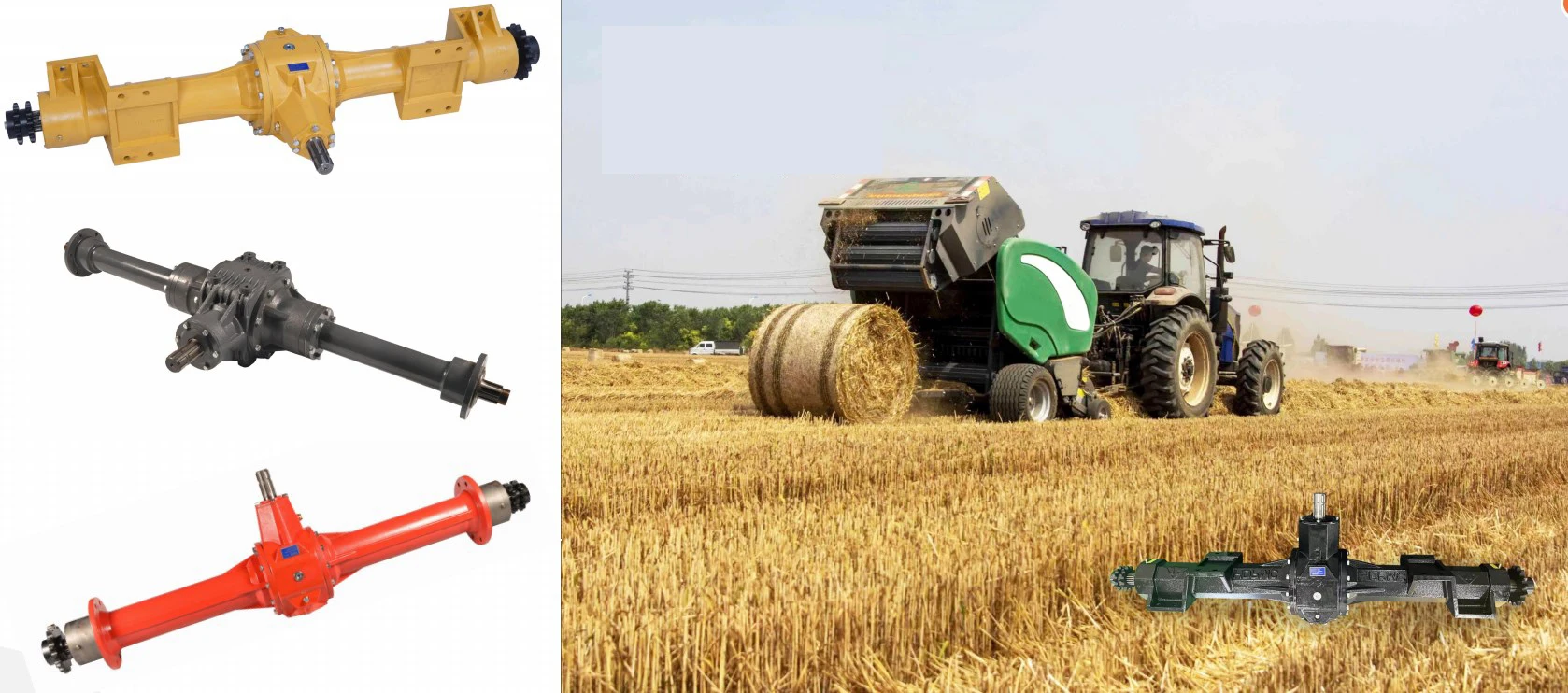 Agricultural Machinary Gear Drive Round Baler Gearbox Speed Reducer For