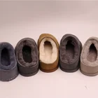 Leather Slipper Winter Slippers Classical Design Handmade Genuine Leather Slipper Mens Winter Men Slippers Indoor Shoes