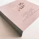 Wedding Invitation Luxury Customized Letterpress Wedding Invitation Thank You Card Greeting Card With Envelope
