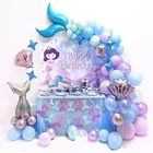 Decoration SHIRUI New Mermaid-themed Birthday Party Decoration Latex Balloon Full Size Balloon Suit