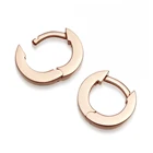 Hoop Gold Earrings 925 Sterling Hoop 18k Huggie Gold Plated Earrings