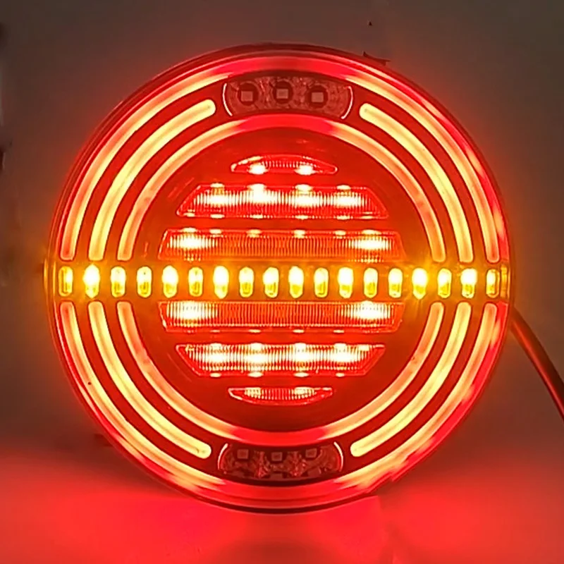 4INCH Warning Lamp Trailer Light Truck LED Stop Brake Turn Signal Reverse Lamp Rear Tail Light for Truck Trailer Lorry caravan 6