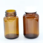 Drug Bottle 60ml Capsule Food Supplement Drug Vitamins Pill Use Glass Bottle