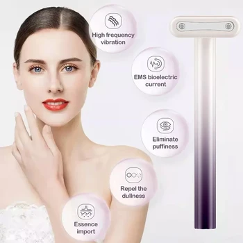 Led Light Therapy Wand Beauty Device Anti Wrinkle Eye Beauty Device Eye Massager Pen
