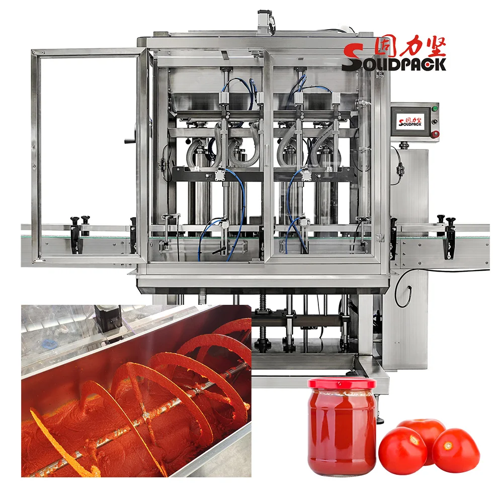 Solidpack Small Fully Servo Piston Glass Jar Processing Automatic