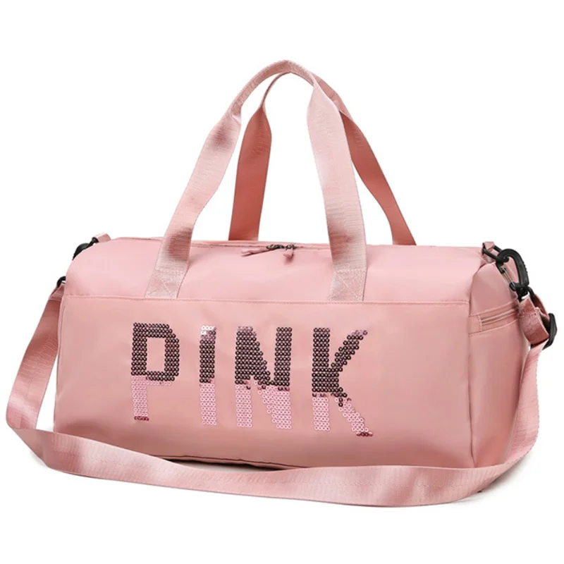 WOMEN'S Travel Shoe Bag pink sparkle