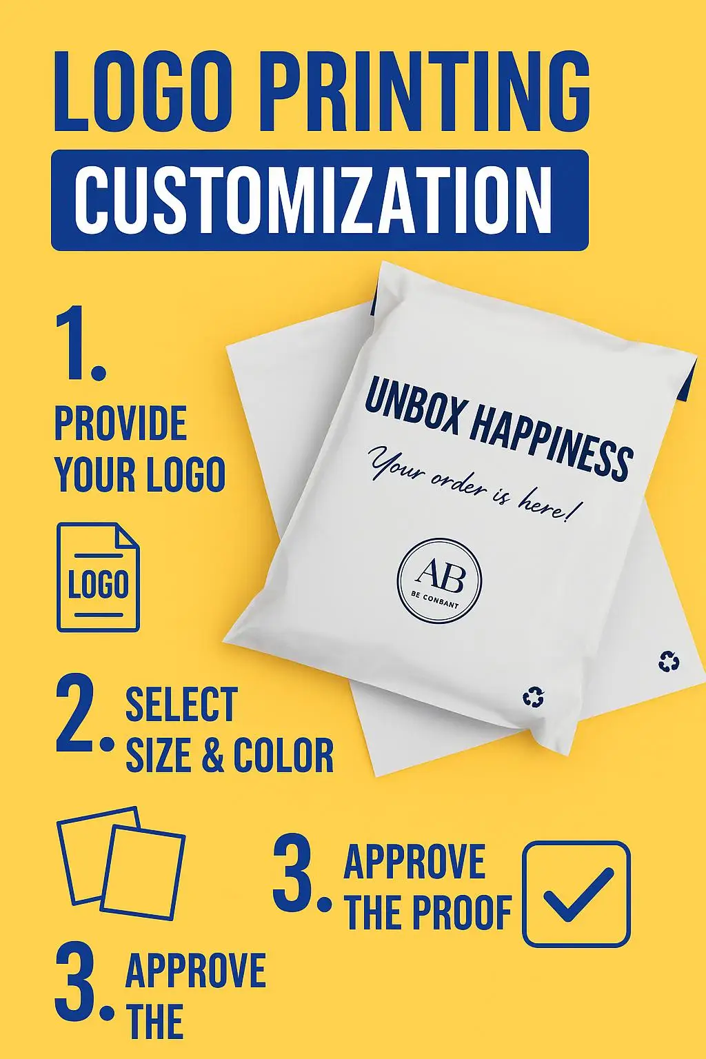 Custom Logo Waterproof Tear-Proof Self-Adhesive Poly Mailer Bag for E-commerce and Apparel Shipping - detail 8