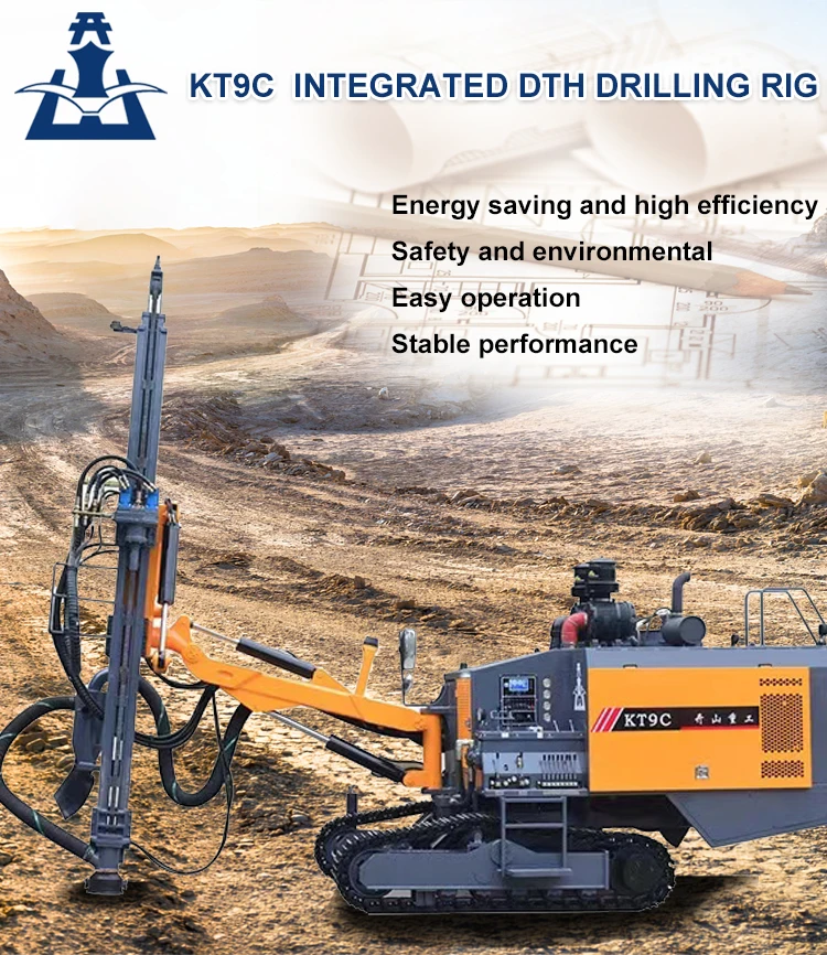 Kt C Full Hydraulic Dth Blast Holes Integrated Mining Drilling Rig