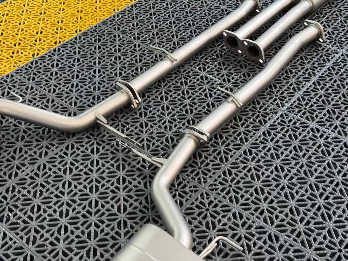 product stainless steel catback exhaust pipe muffler with valves for bmw f10 535i change to m5 style-5