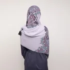 Hijab Tudung Shawl Cotton Voile Square Scarf Hijab Muslim Tudung Bawal Hijab Free Shipping