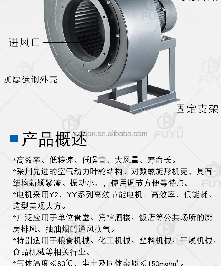 Centrifugal Fan, 110V, Stainless Steel - detail 14