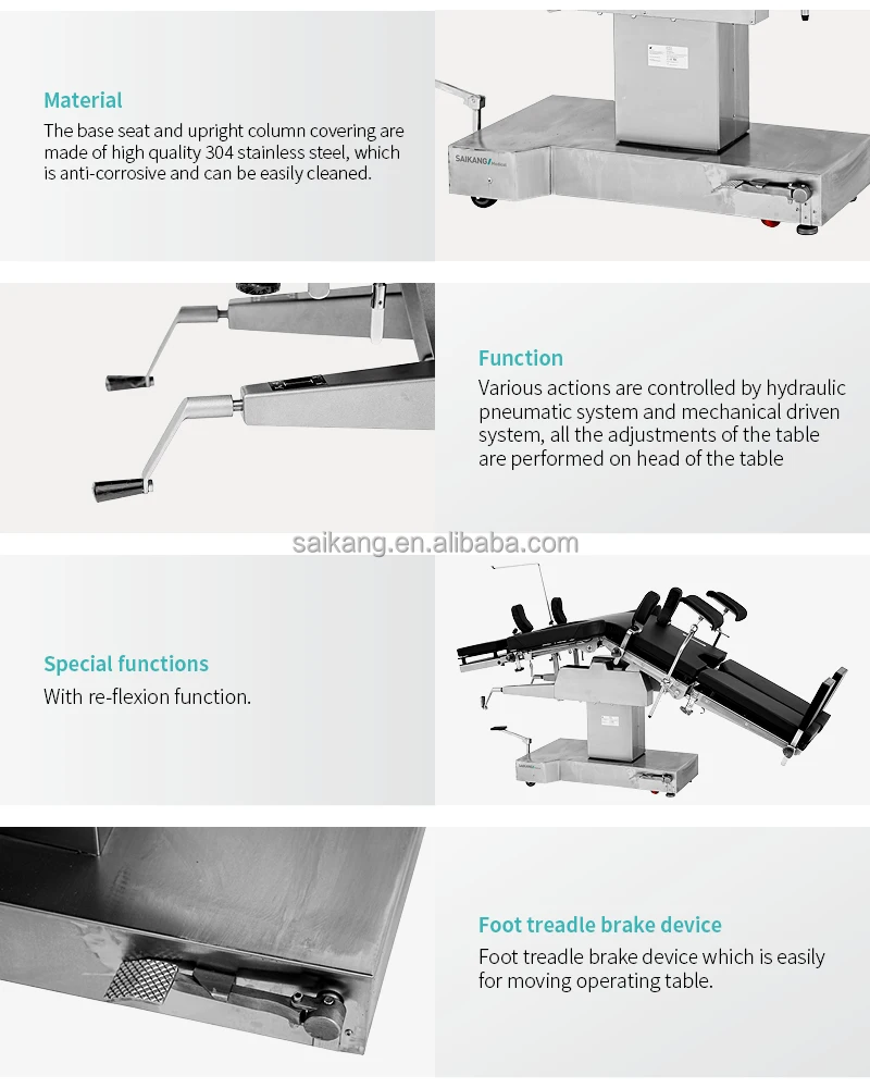 A3001 3 Saikang Economic Hydraulic Obstetric Delivery Bed Hospital