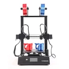 Large 3d Print WEEDO IDEX 3D Printer 3d Printer Dual Extruder Large Valume 3 D Printing Machine Print For School