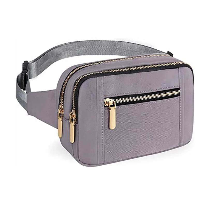 Cute Fanny Pack Bum Bag Multipockets Adjustable Belts Women Men Chest