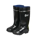 Boots Rain High Boots Black High Tube Factory Direct PVC Boots With Men Rain Boots