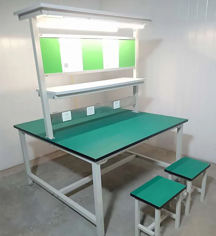 Lightweight 20KG Customizable Size ESD Workbench for Factory and Laboratory Use