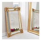 Vintage Decoration Louis Silver Vintage Decorative Mirror Frame Corners House Decoration Living Room