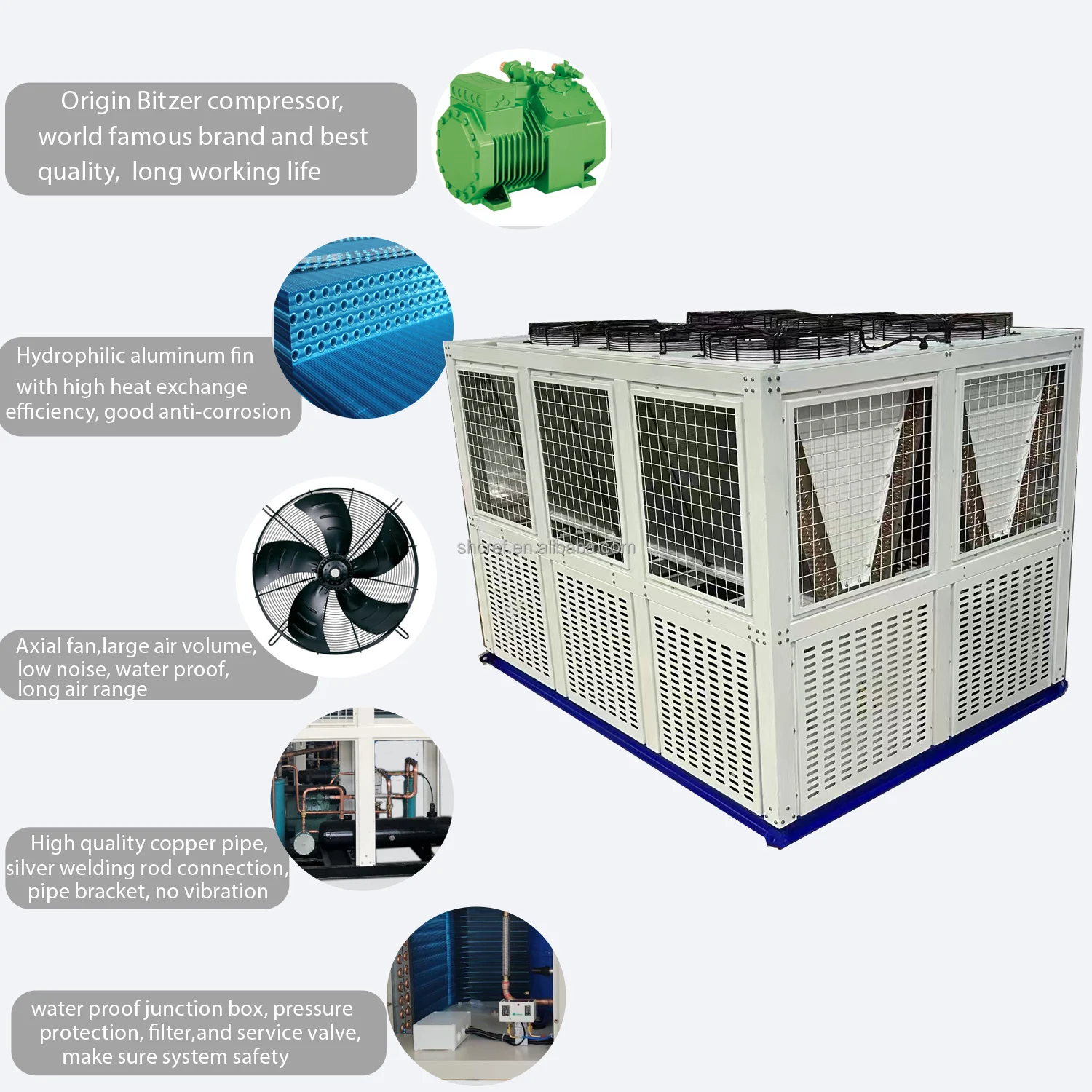 Air Cooled Condenser, Scroll, 220 V, 1.8~50kw - detail 8
