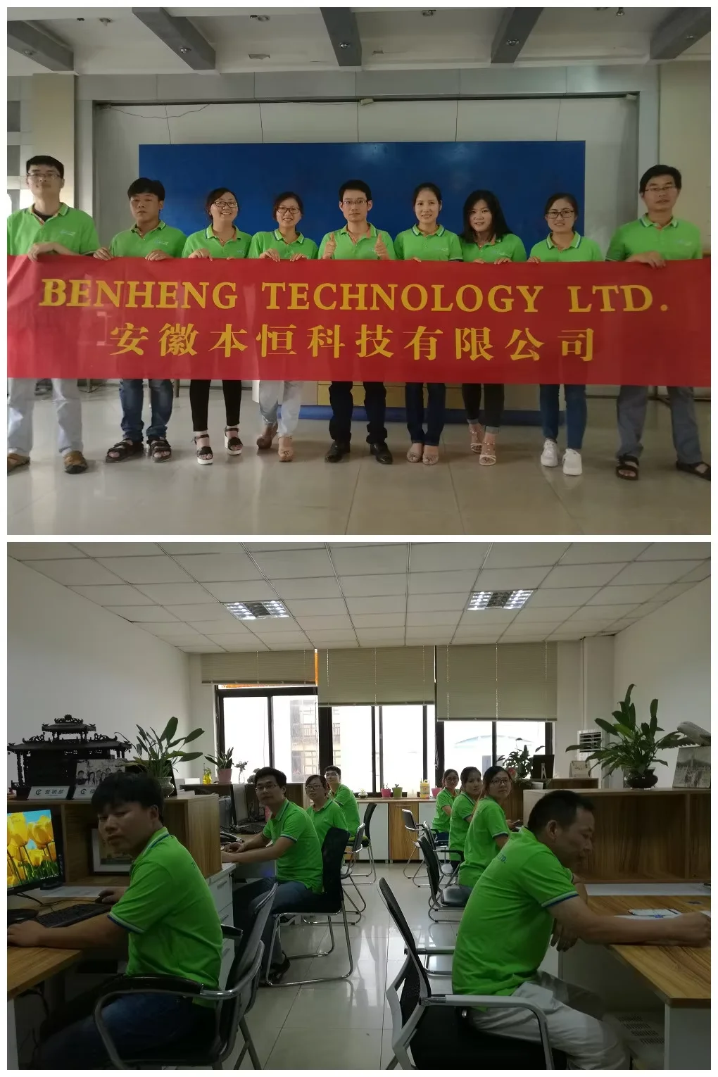 Window Wiper with Long Handle(56IN), Silicon Squeegee & Microfiber Mop, Fit for Window, Shower Glass , Mirror, Door, Car