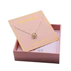 Custom logo display holders packaging jewelry earring card