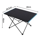 Table Outdoor Modern Aluminum Height Adjustable Camping Table Portable Folding Outdoor Picnic Table
