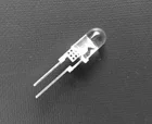 Led Led High Power 0.5W 1.3-1.5V Ultra Bright IR 850nm 100-120mW 5mm Round Head Diode LED 30deg 2 Pin In Clear Lens