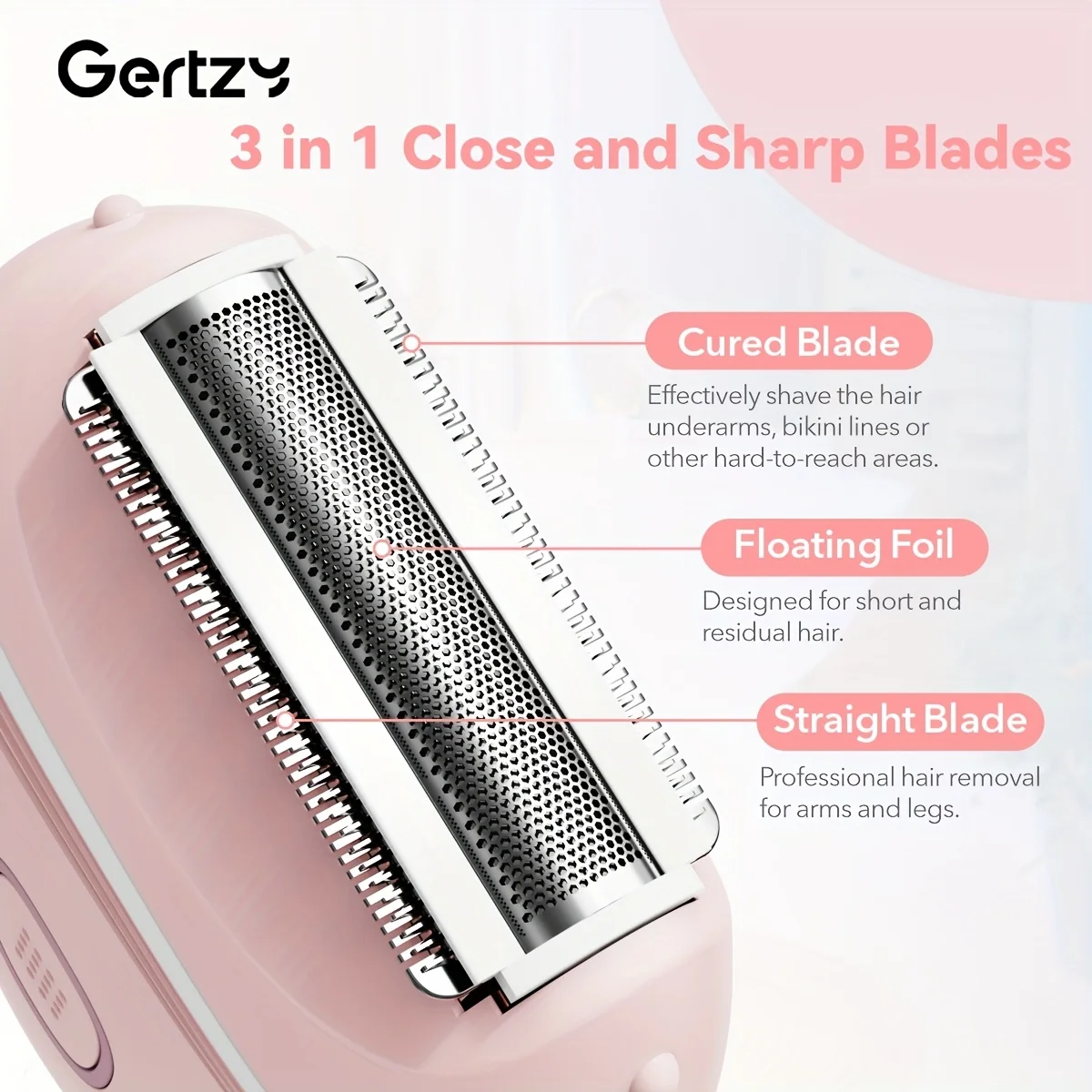 USB New Model Lady Shaver Charging for Women Home Shaving Painless Full Body Epilator with Foil Electric Shaver factory