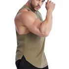 Tank Top China Supplier Mens Polyester Gym Muscle Singlet Men Tank Top