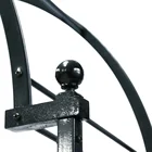Flower Black Hot Sale Outdoor Garden Arch Wedding Decoration Freestyle Wrought Iron Flower
