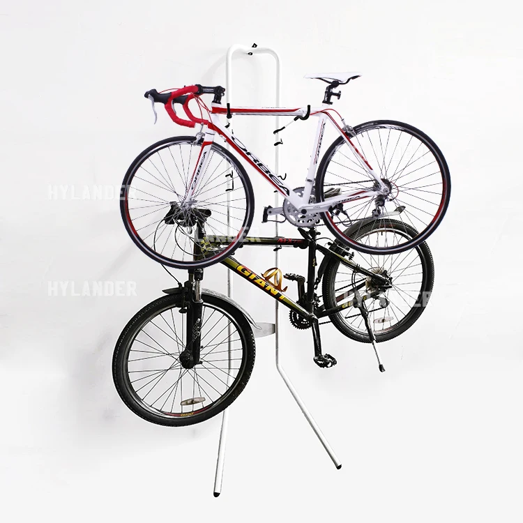 freestanding bike rack for 2 bikes