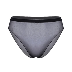 In Stock High Waist Mini Panties Pantyhose Sheer Mesh Transparent Underwear for Mens Womens